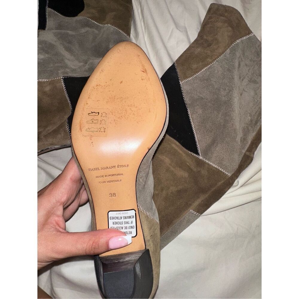 Isabel Marant Etoile size 38 women’s suede boot heels - Picture 4 of 6